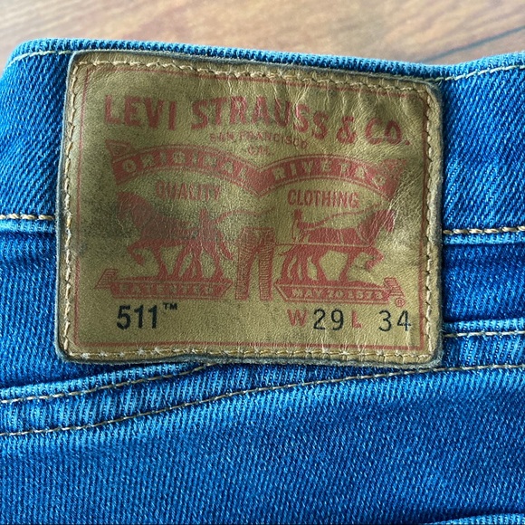 Levi’s 511 Medium Wash Jeans - Picture 6 of 9